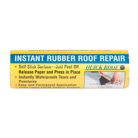 COFAIR PRODUCTS Cofair Products RQR624 Quick Roof Rubber Roof Repair Tape - 6" x 24", Patch Kit RQR624